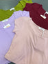 Round Neck Crop Tops